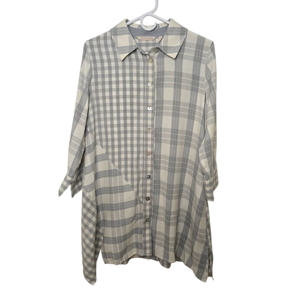 Soft Surroundings Oversized Tunic Shirt Dress Lagenlook‎ Medium